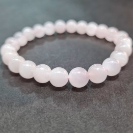 Bracelet Calcite Bleue Sur Guangue AA Boule 7.5 8.5mm