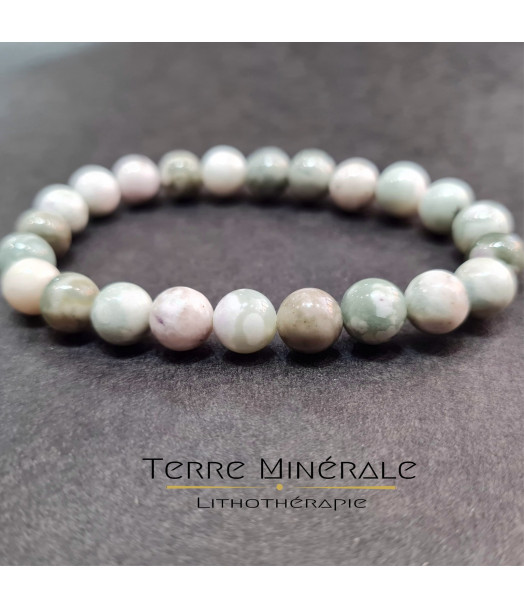 Bracelet Jade De Hetian A Boule 8 mm