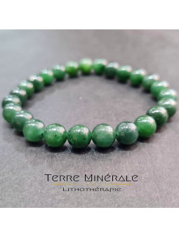 Bracelet Jade Nephrite AA+ Boule 8 mm