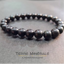 Bracelet Obsidienne Oeil Celeste A Boule 8 mm