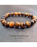 Bracelet Oeil De Tigre AA Boule 8 mm