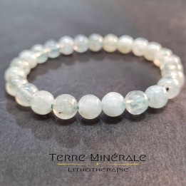 Bracelet Prehnite A Boule 8 mm