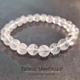 Bracelet Quartz Fantôme AA Boule 7 - 8 mm