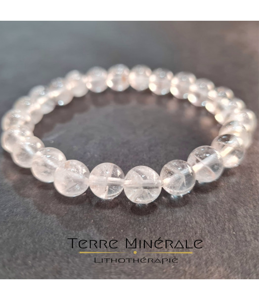 Bracelet Quartz Fantôme AA Boule 7 - 8 mm Bracelet Quartz Fantôme AA Boule 7 - 8 mm