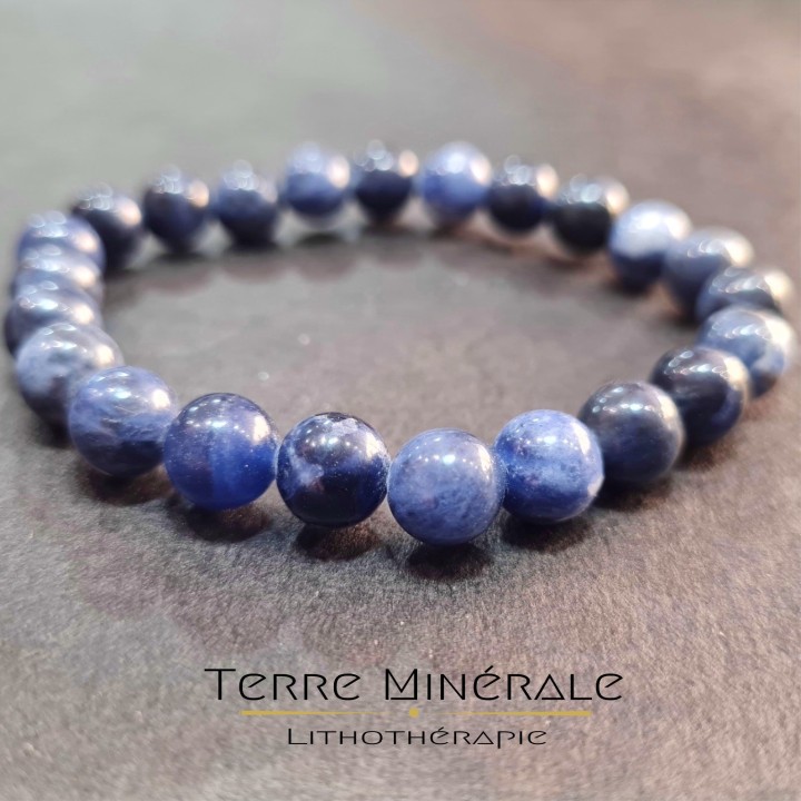 Bracelet Sodalite AB Boule 8 mm