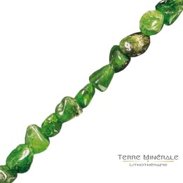 Collier Diopside Chromifère grains