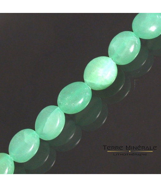 Collier Hémimorphite disques 12mm Collier Hémimorphite disques 12mm