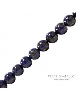 Collier Lapis Lazuli Extra Boules 8 mn