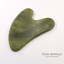 Gua Sha Coeur De Massage Aventurine Verte A 80 mn