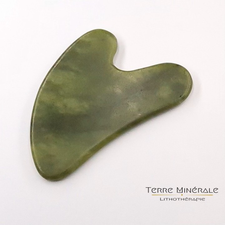 Gua Sha Coeur De Massage Aventurine Verte A 80 mn