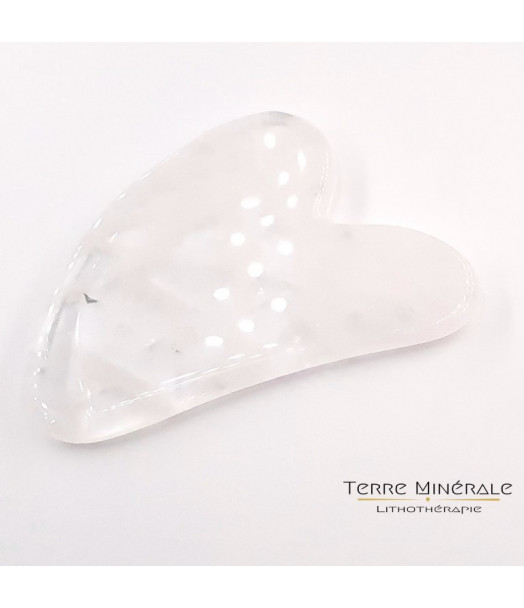 Gua Sha Coeur De Massage Cristal de Roche 80 mn Gua Sha Coeur De Massage Cristal de Roche 80 mn