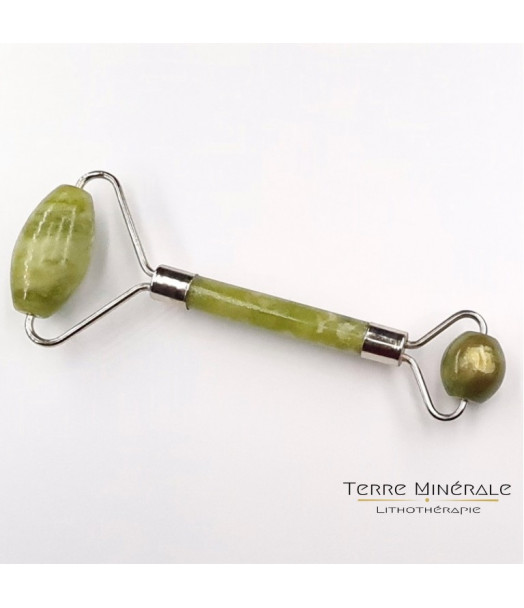 Rouleau De Massage Jade De Chine A+ (2 têtes) Rouleau De Massage Jade De Chine A+ (2 têtes)