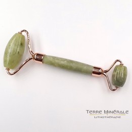 Rouleau De Massage Jade Nephrite AB (2 têtes)