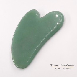 Gua Sha Coeur De Massage Jade Nephrite AB 80 mn
