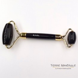 Rouleau De Massage Obsidienne Noire A (2 têtes)