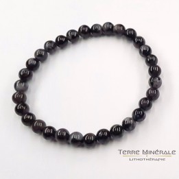 Bracelet Gabbro A+ Boule 6 mm