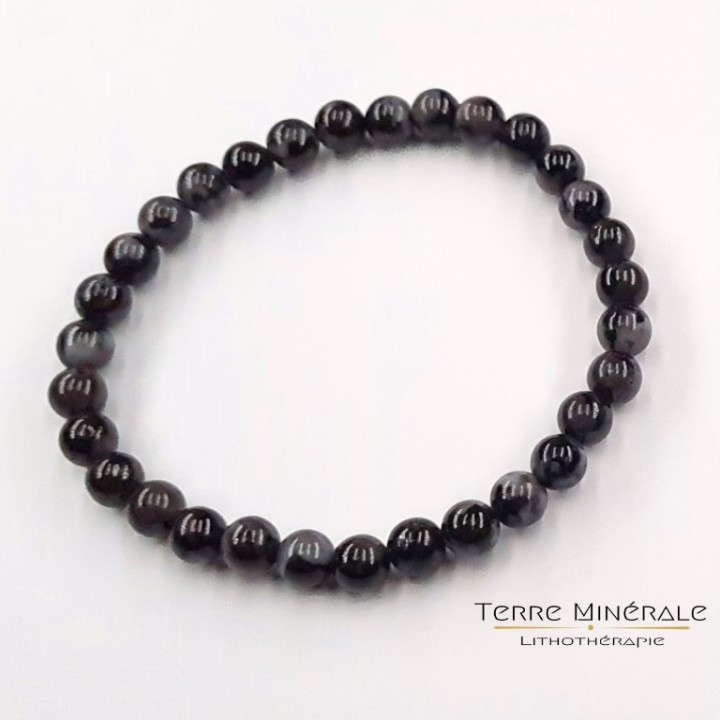 Bracelet Gabbro A+ Boule 6 mm