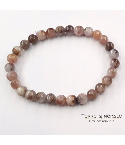 Bracelet Kunzite AB Boule 6 mm Bracelet Kunzite AB Boule 6 mm