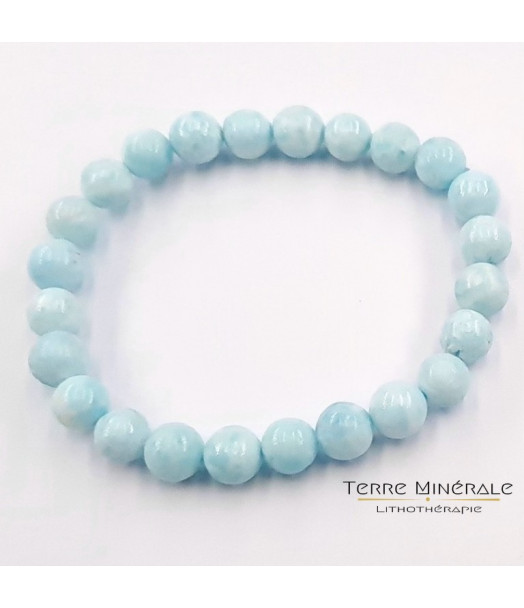Bracelet Hemimorphite AA Boule 8mm Bracelet Hemimorphite AA Boule 8mm