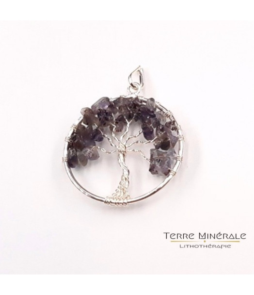 Pendentif Arbre De Vie 40mm Cordierite A Pendentif Arbre De Vie 40mm Cordierite A