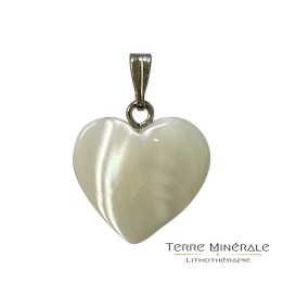 Pendentif coeur Nacre 15 mn