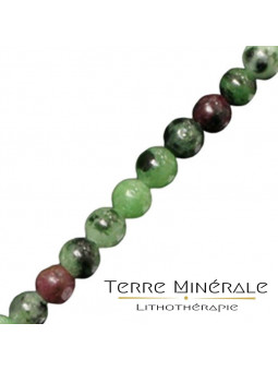 Collier Rubis Zoisite 6 mn