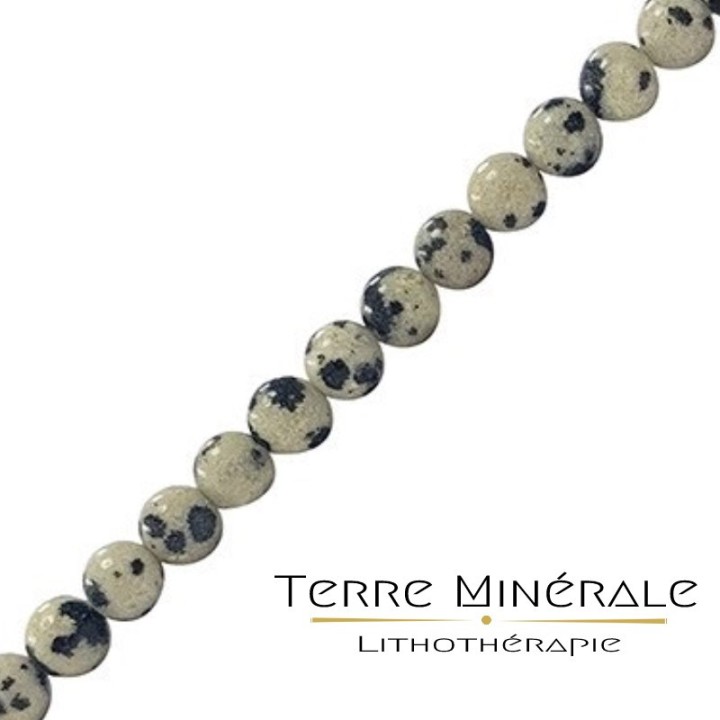 Collier Jaspe Dalmatien 8 mn