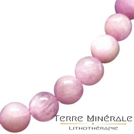 Collier Kunzite 6 mm