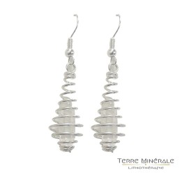 Boucles d'oreilles Cristal de Roche