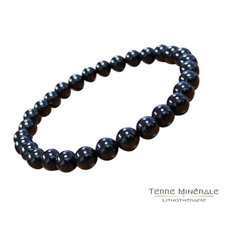 Bracelet Onyx Noir 8mm