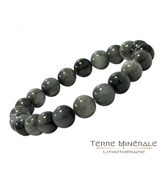 Bracelet Tourmaline Oeil de Chat 8 mm