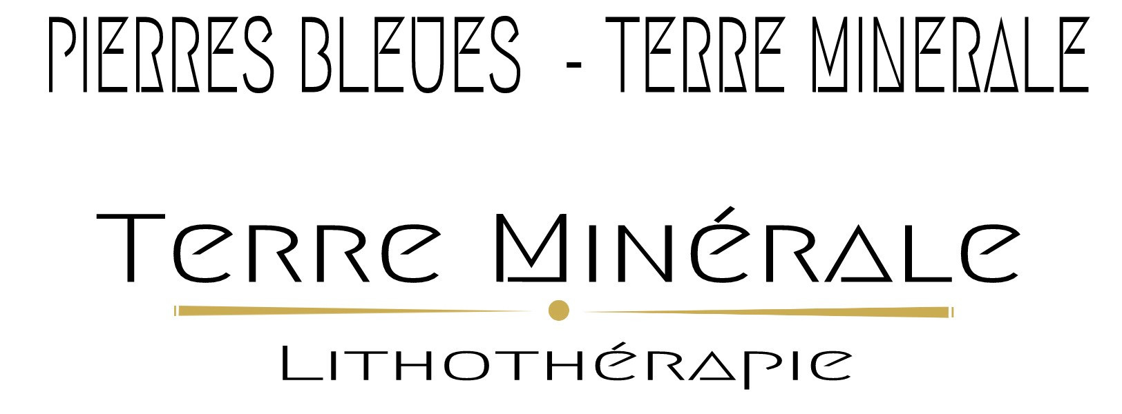 PIERRES BLEUES  - TERRE MINERALE