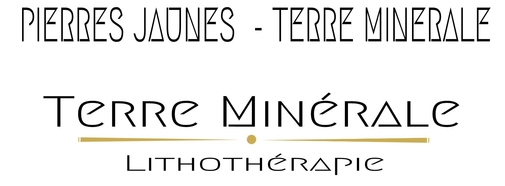 PIERRES JAUNES  - TERRE MINERALE